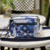 Louis Vuitton Mini Soft Trunk Monogram Bandana Blue Crossbody - 图片 2