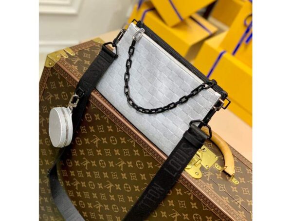 Louis Vuitton Trio Pouch NM Damier Glitter