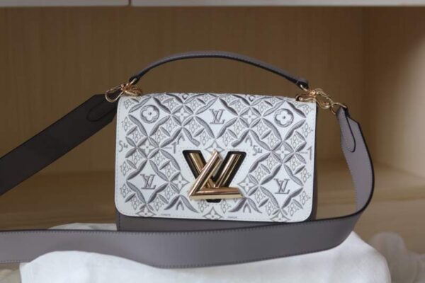 Louis Vuitton Twist MM Grey