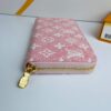 Louis Vuitton Denim Zippy Wallet Pink - 图片 5