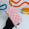 Louis Vuitton Denim Zippy Wallet Pink - 图片 9