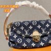 Louis Vuitton Dark Blue Monogram Denim Mini Pleaty Handbag - 图片 9