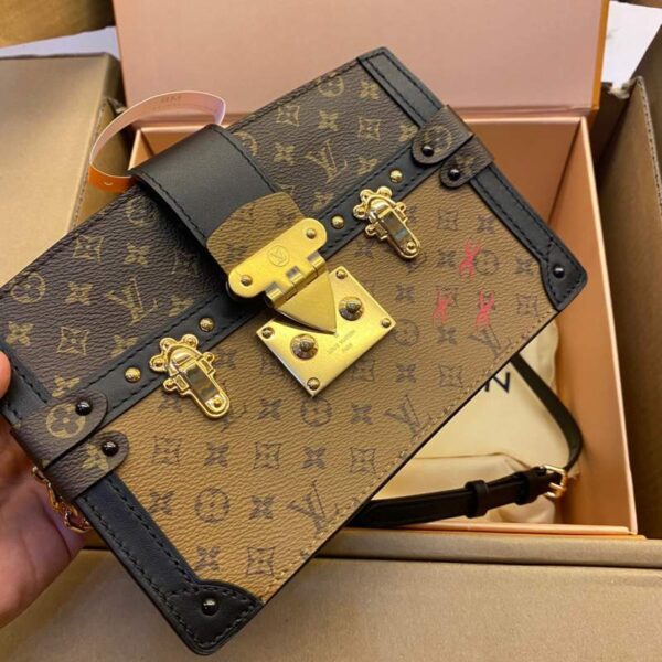 Louis Vuitton Monogram Reverse Trunk Clutch