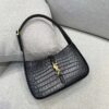 YSL le 5 à 7 in crocodile-embossed shiny leather - 图片 2