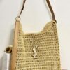 YSL oxalis bag in raffia macramé - 图片 2