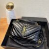 YSL college mini chain bag in shiny crackled leather - 图片 2