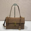 Prada Soft Sound medium suede shoulder bag - 图片 2