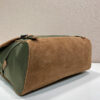 Prada Large Re-Nylon and suede shoulder bag - 图片 5