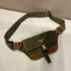 Prada Re-Nylon and suede belt bag - 图片 3