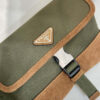 Prada Re-Nylon and suede belt bag - 图片 8
