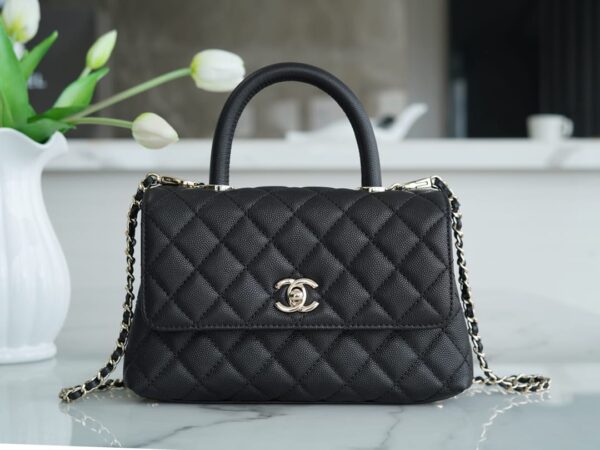 CHANEL Flap Bag with Top Handle