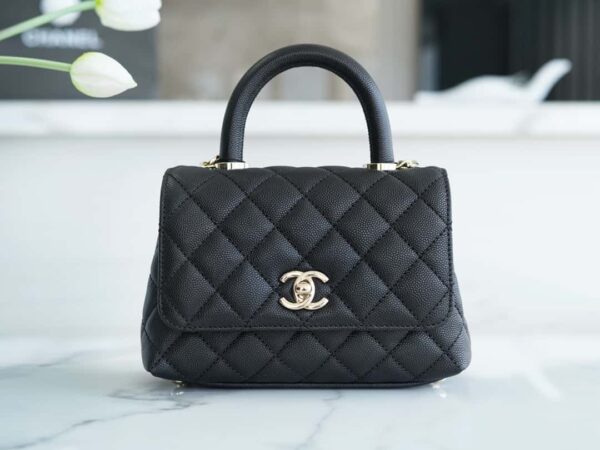CHANEL Mini Flap Bag with Top Handle