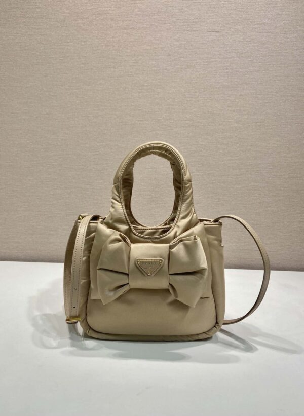 Prada Padded Re-Nylon mini-bag with bow