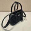 Prada Galleria satin mini-bag with crystals - 图片 4