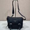 Prada Re-Nylon shoulder bag with studs - 图片 2