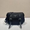 Prada Re-Nylon shoulder bag with studs - 图片 3