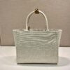 Prada Jardinière small linen blend handbag - 图片 5