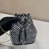 Prada Embellished satin mini-pouch - 图片 5