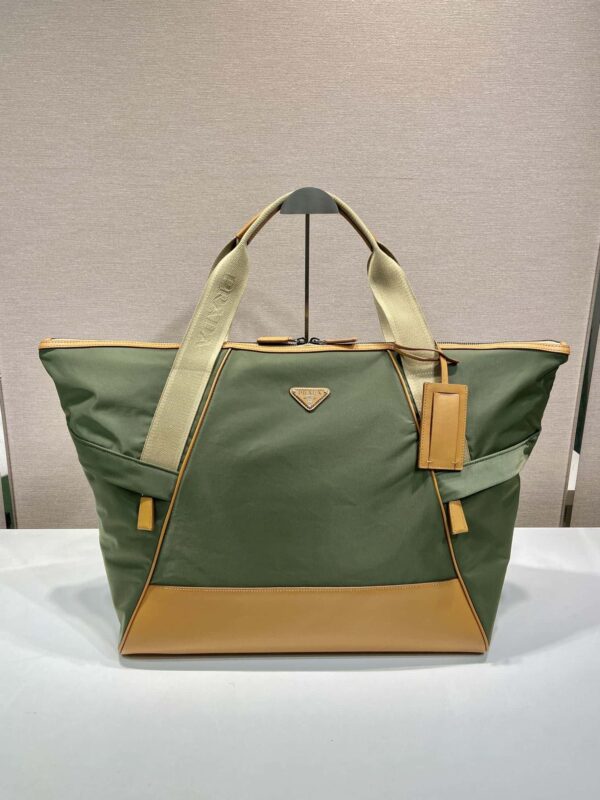 Prada Re-Nylon and leather duffel bag