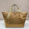 Prada Re-Nylon and leather duffel bag - 图片 2