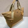 Prada Re-Nylon and leather duffel bag - 图片 3